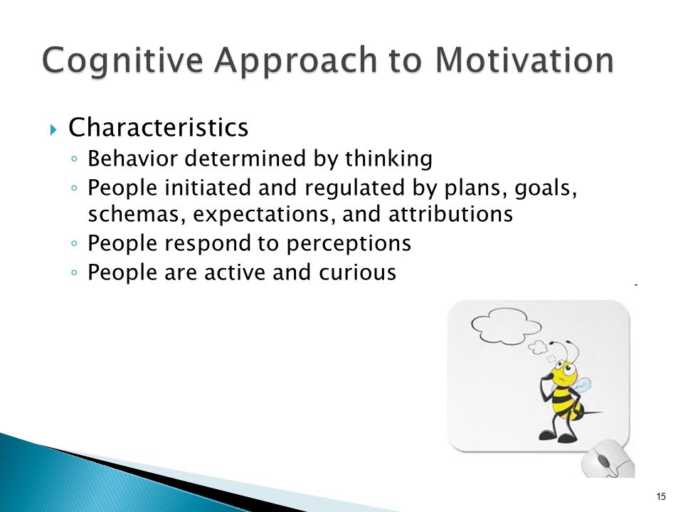 Cognitive approach to motivation shop